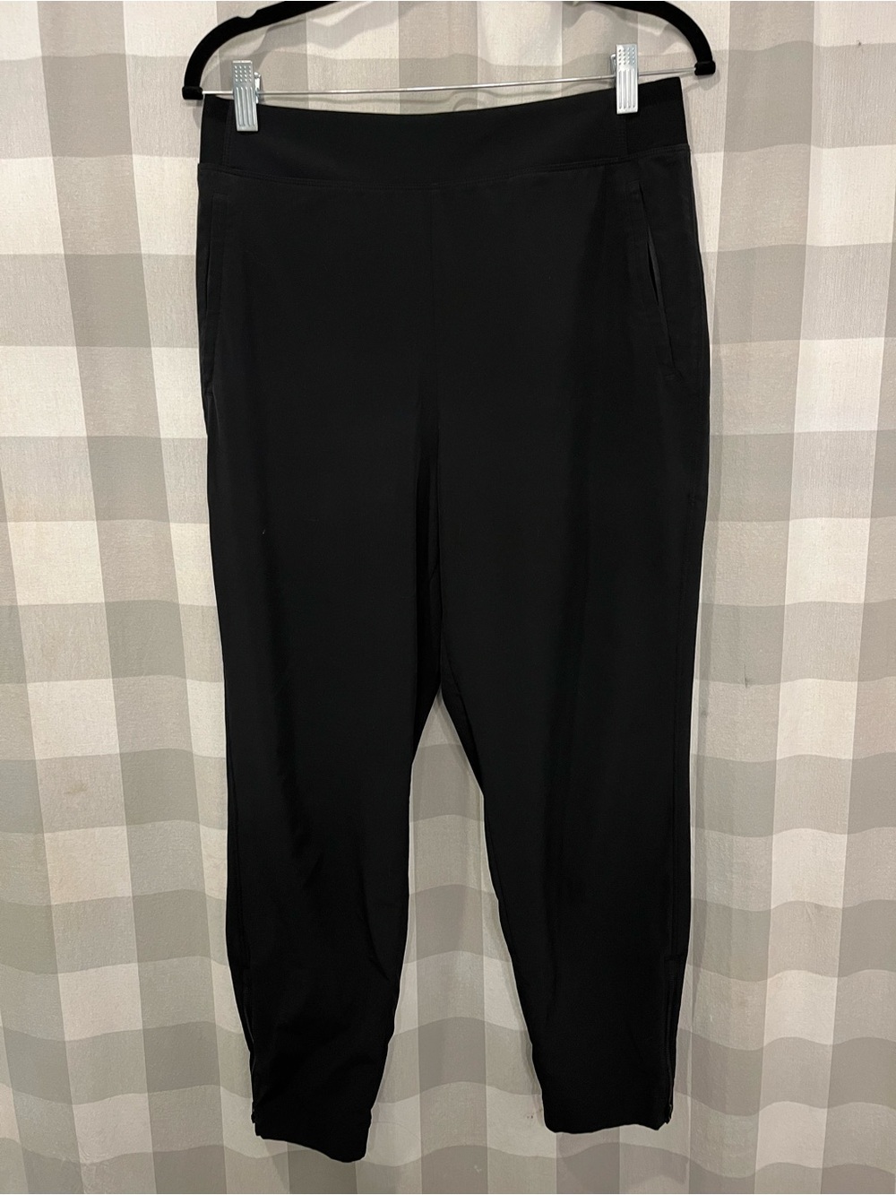 Athleta Black Pull-On Track Pants